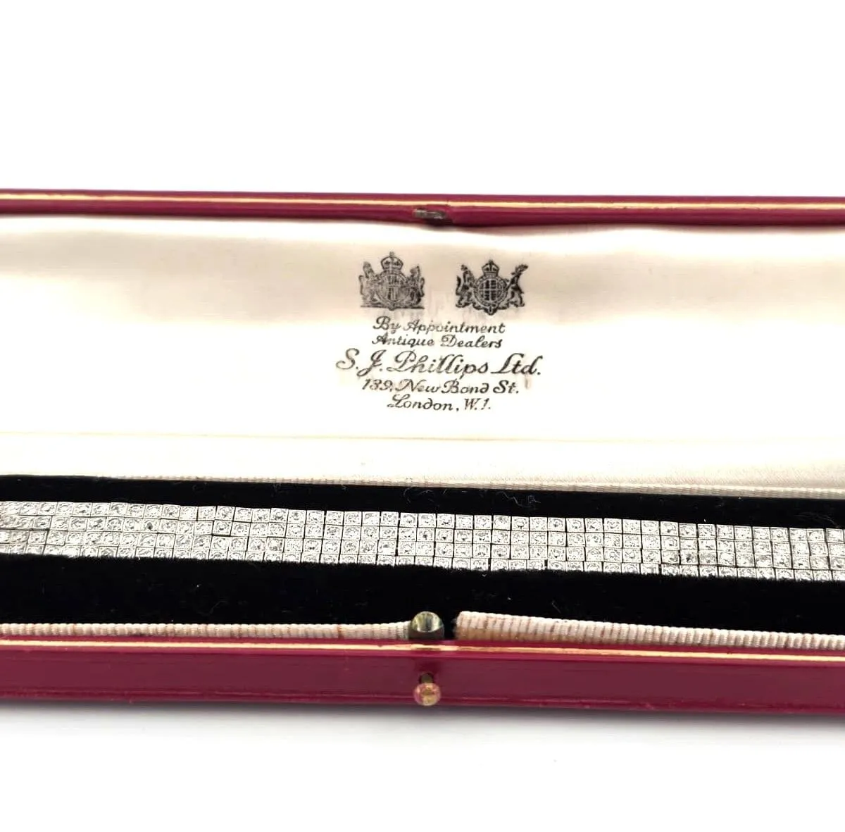 Bracelet en platine avec diamants 7.50 ct sold by 58 Facettes product image thumbnail 2