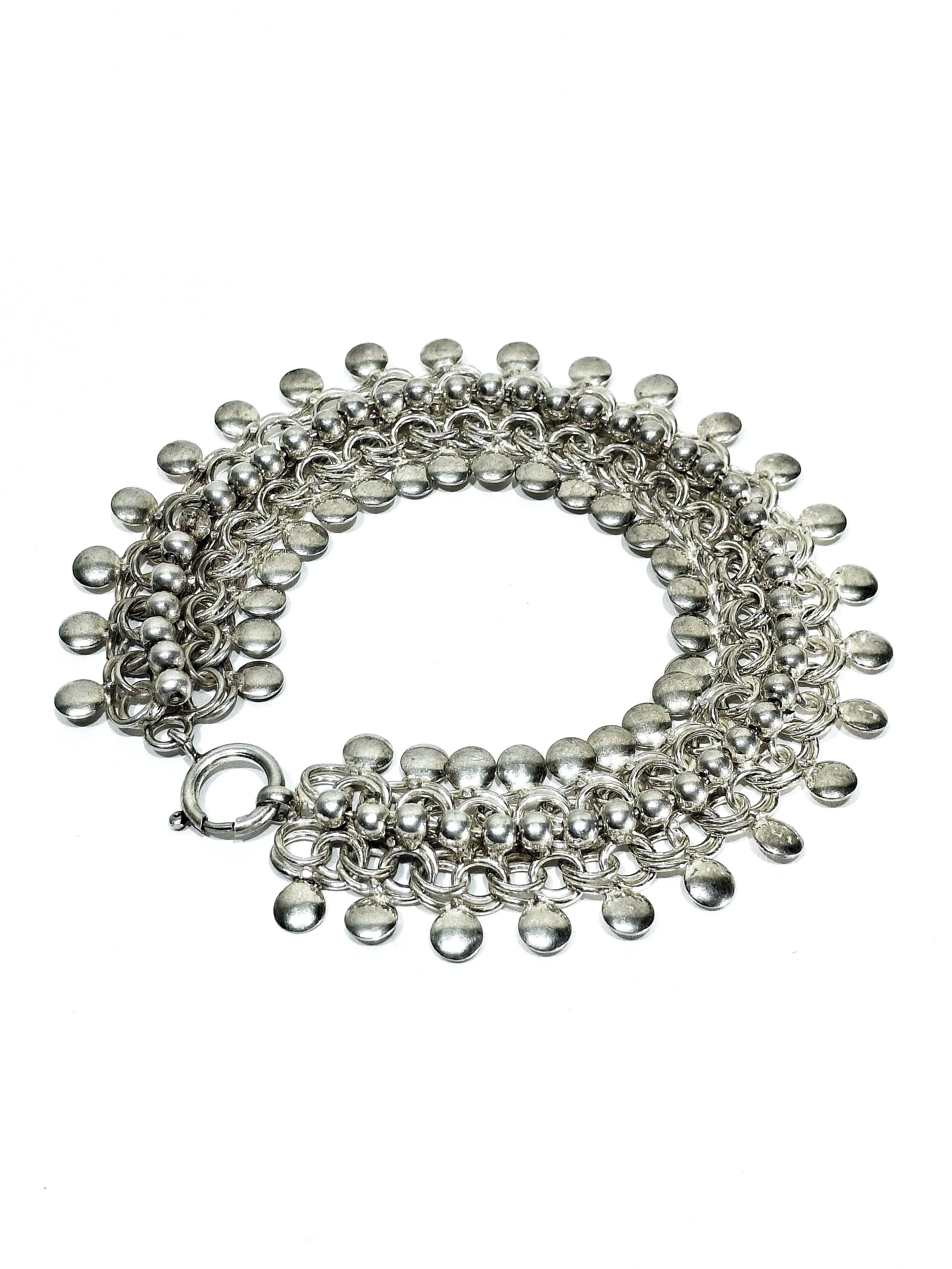 Bracelet à motifs de boules en argent sold by 58 Facettes product image thumbnail 3