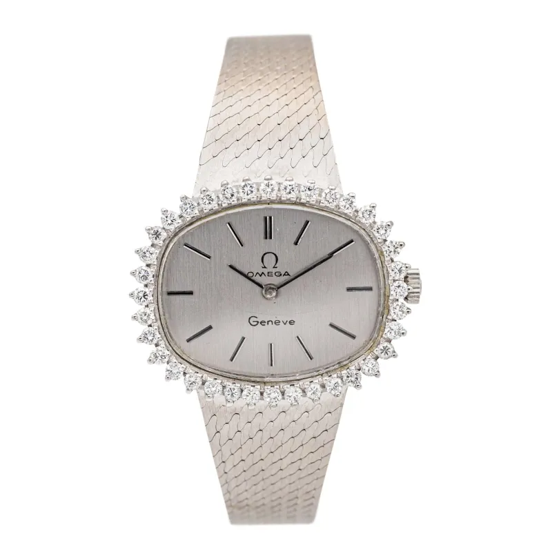 Omega Montre De Ville Or blanc Diamant sold by 58 Facettes