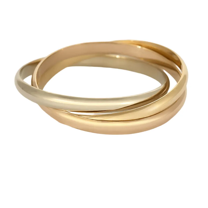 CARTIER - Trinity - Bracelet Vintage trois anneaux entrelacés sold by 58 Facettes