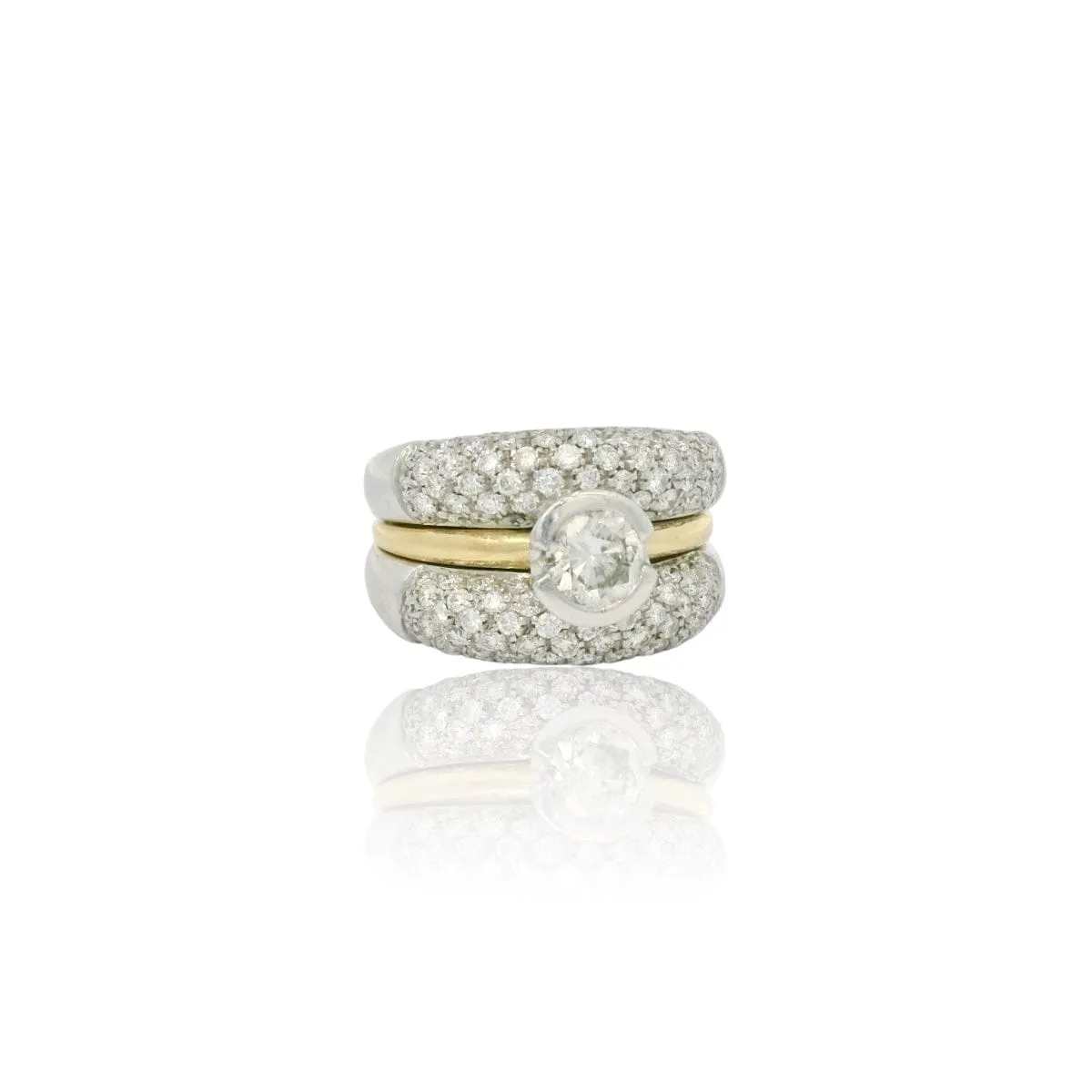 vintage diamond ring sold by 58 Facettes product image thumbnail 4