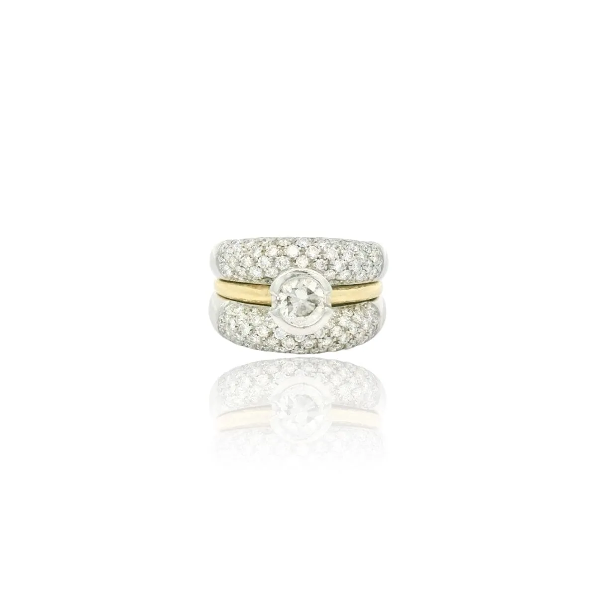 vintage diamond ring sold by 58 Facettes