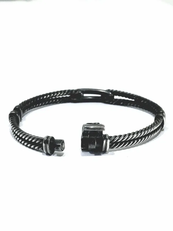 David Yurman - Bracelet Argent Et Diamants made by 58 Facettes