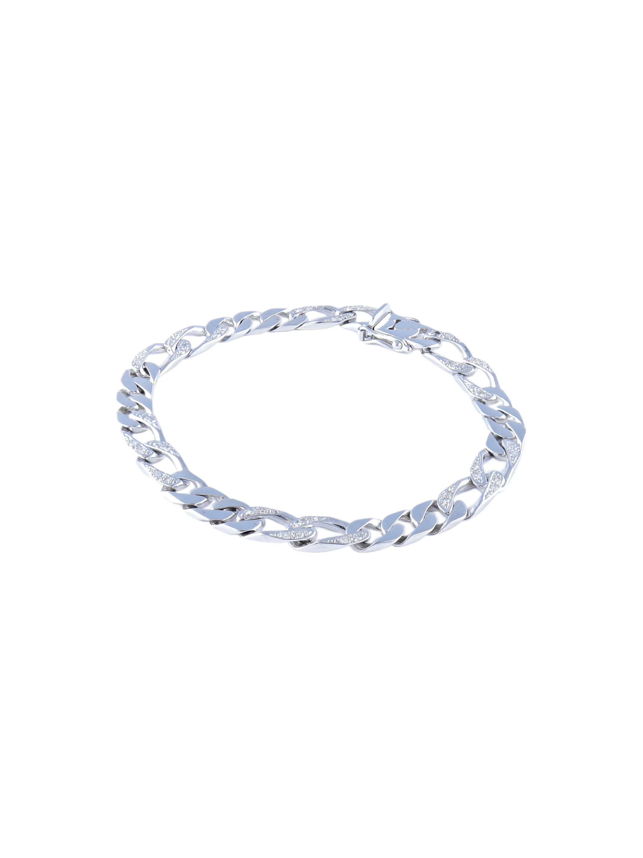 Bracelet Or Blanc Diamants sold by 58 Facettes