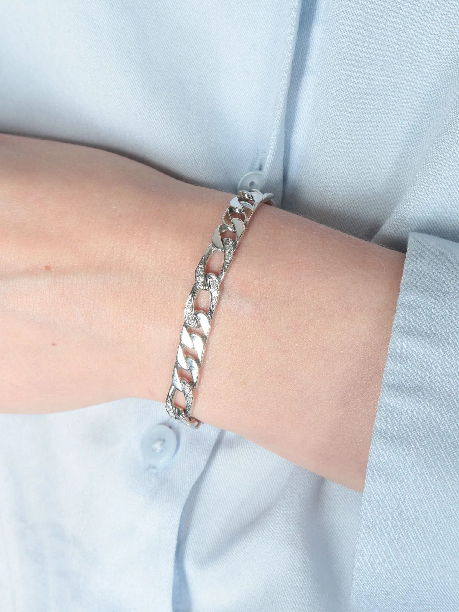 Bracelet Or Blanc Diamants sold by 58 Facettes product image thumbnail 2