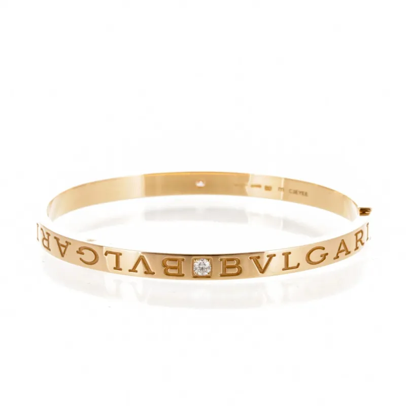 Bulgari B.Zero1 - Bracelet en or rose 18 carats et diamants sold by 58 Facettes