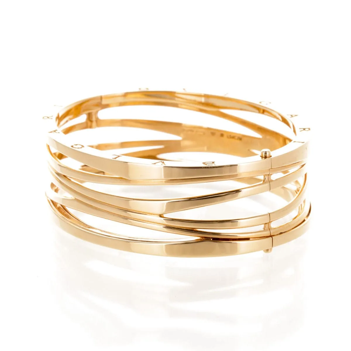 Bulgari B.Zero1 Zaha Hadid - Bracelet rigide en or rose 18 carats sold by 58 Facettes product image thumbnail 2