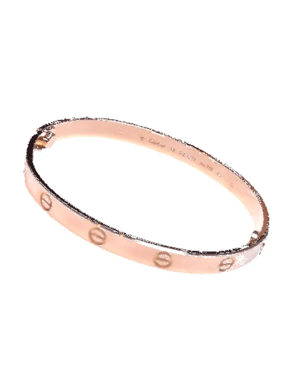 CARTIER - Bracelet LOVE en or rose, taille 18 sold by 58 Facettes