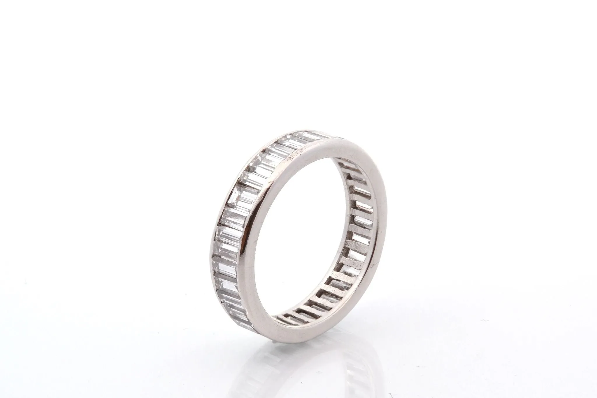 Alliance diamants de taille baguette sold by 58 Facettes