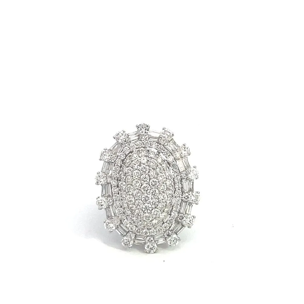 Bague en or blanc et diamants sold by 58 Facettes product image thumbnail 4