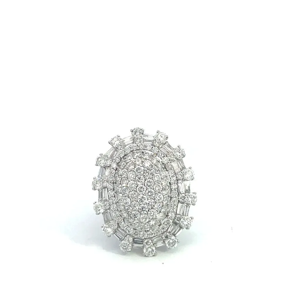 Bague en or blanc et diamants sold by 58 Facettes