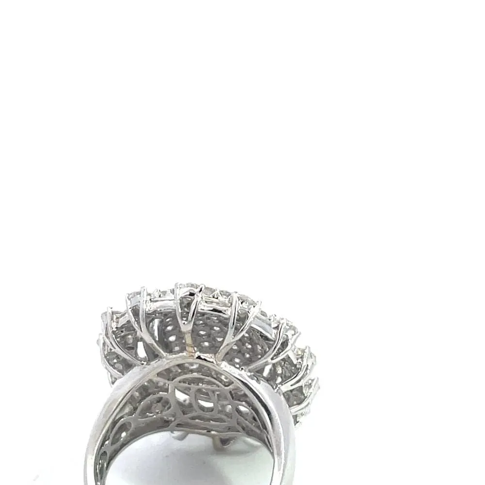 Bague en or blanc et diamants sold by 58 Facettes product image thumbnail 3