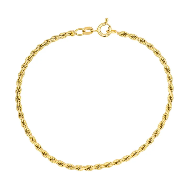 Bracelet Maille torsadée Or jaune sold by 58 Facettes