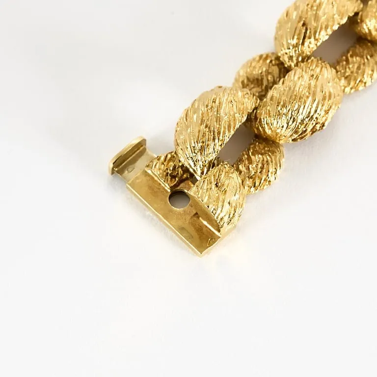 Bracelet en or jaune ciselé sold by 58 Facettes product image thumbnail 5