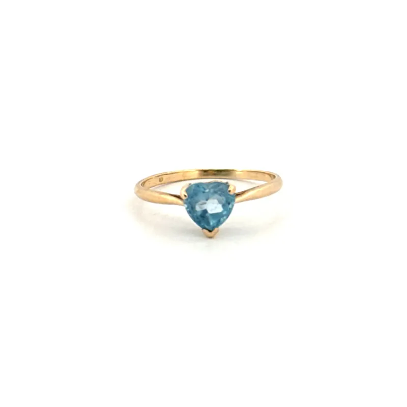 Solitaire Or jaune et topaze sold by 58 Facettes