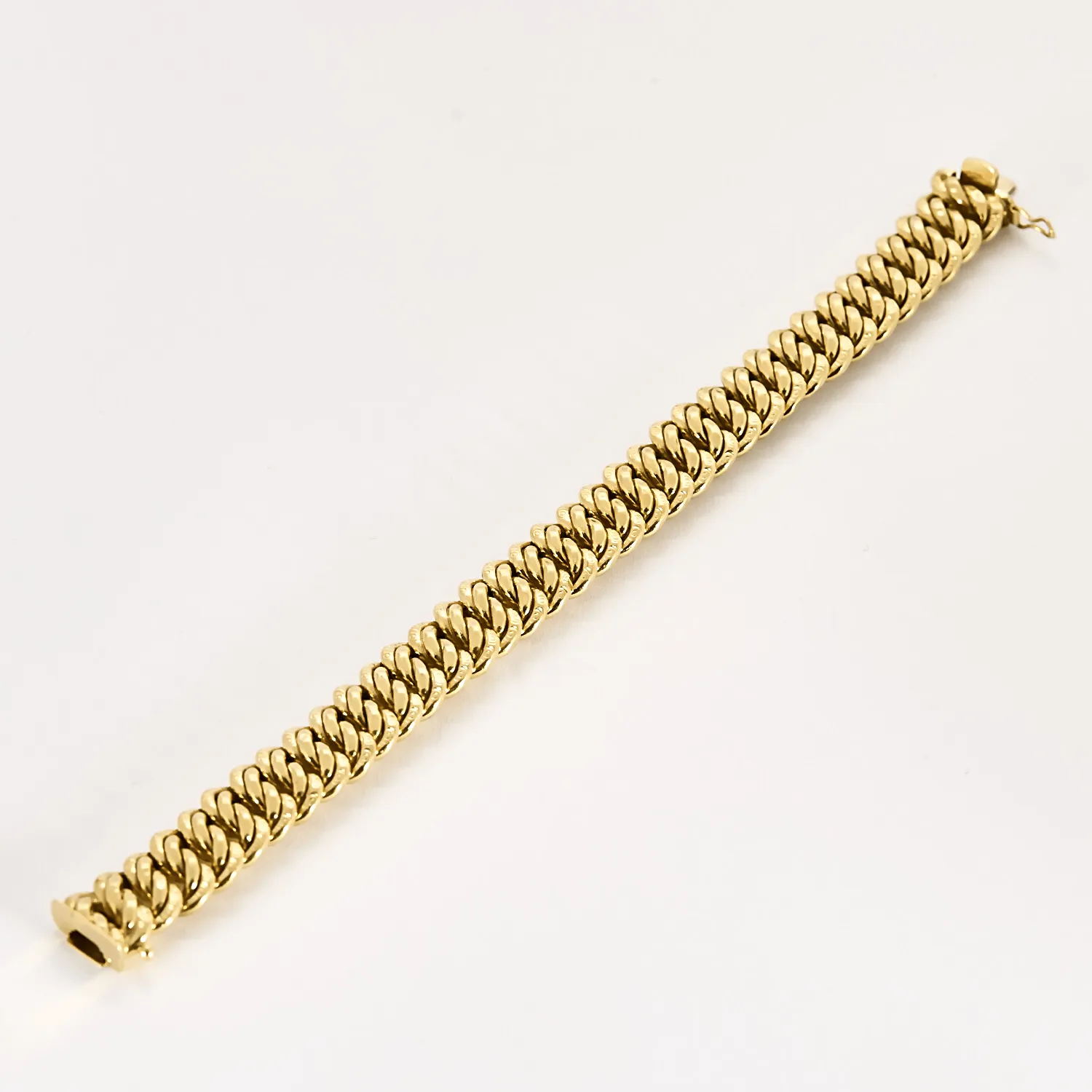 Bracelet à maille gourmette en or jaune sold by 58 Facettes product image thumbnail 3