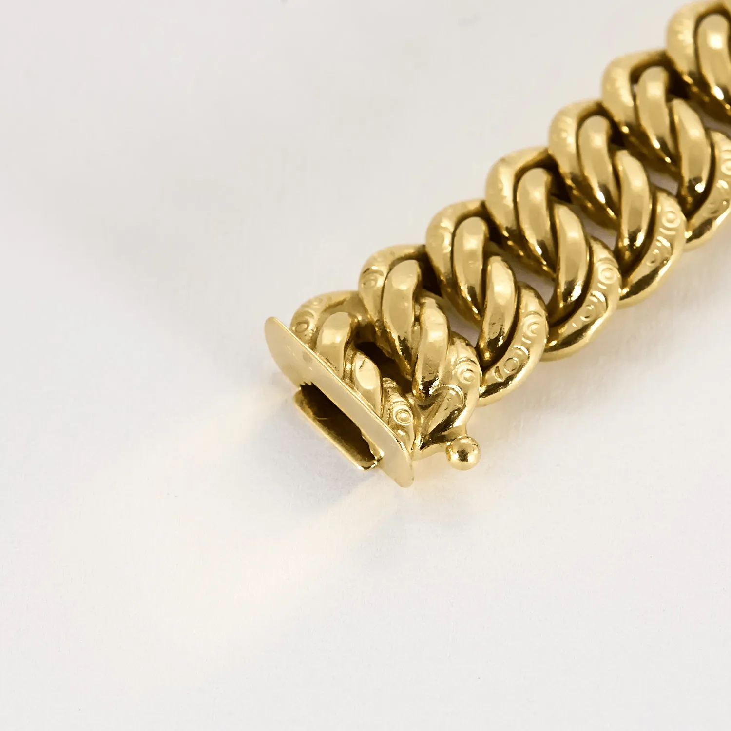 Bracelet à maille gourmette en or jaune sold by 58 Facettes product image thumbnail 4