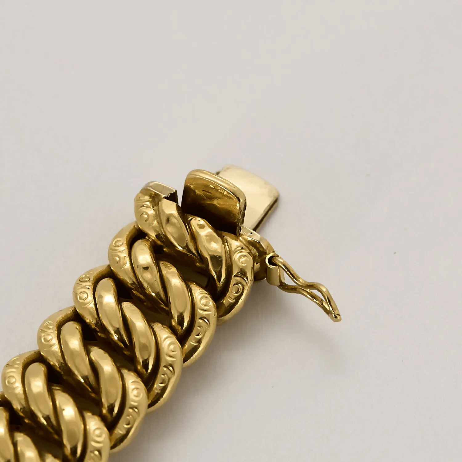 Bracelet à maille gourmette en or jaune sold by 58 Facettes product image thumbnail 5