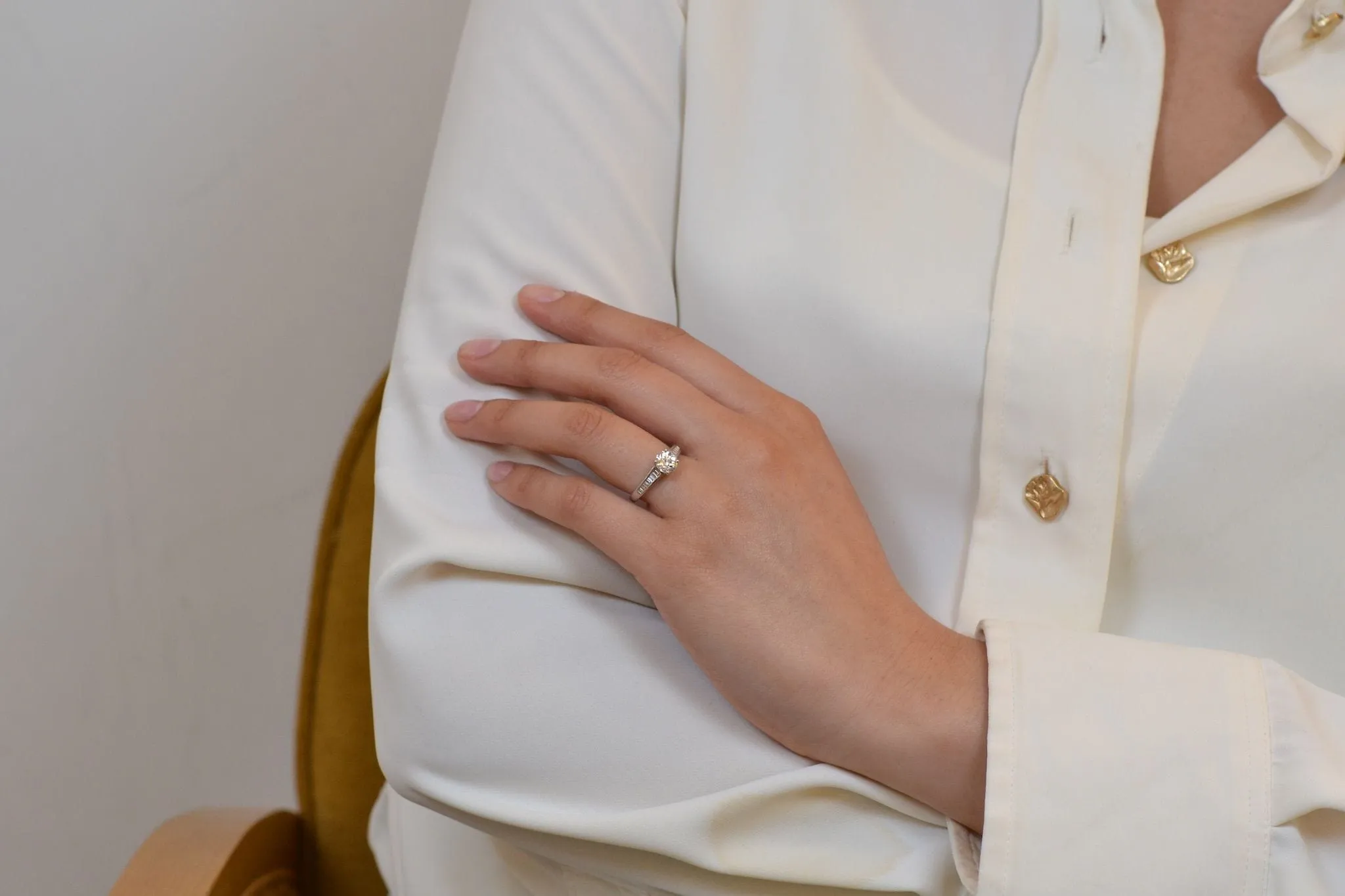 Solitaire diamant 0,95ct H/VS2 sold by 58 Facettes product image thumbnail 4