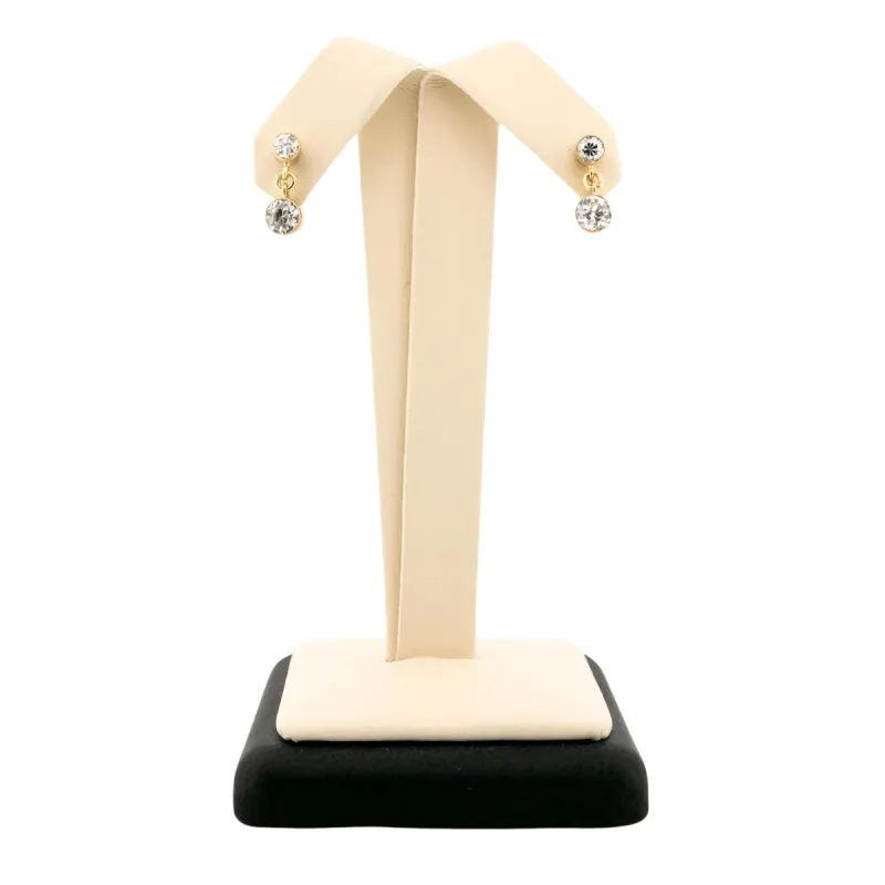 Boucles d'oreilles pendantes en diamant sold by 58 Facettes