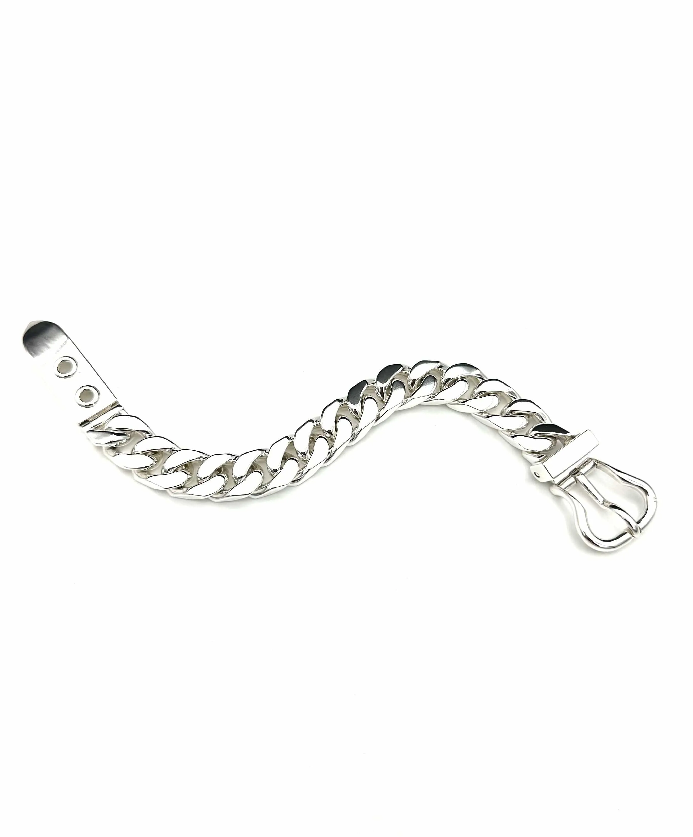HERMES. Collection "Boucle sellier", bracelet argent 800 GM sold by 58 Facettes product image thumbnail 2