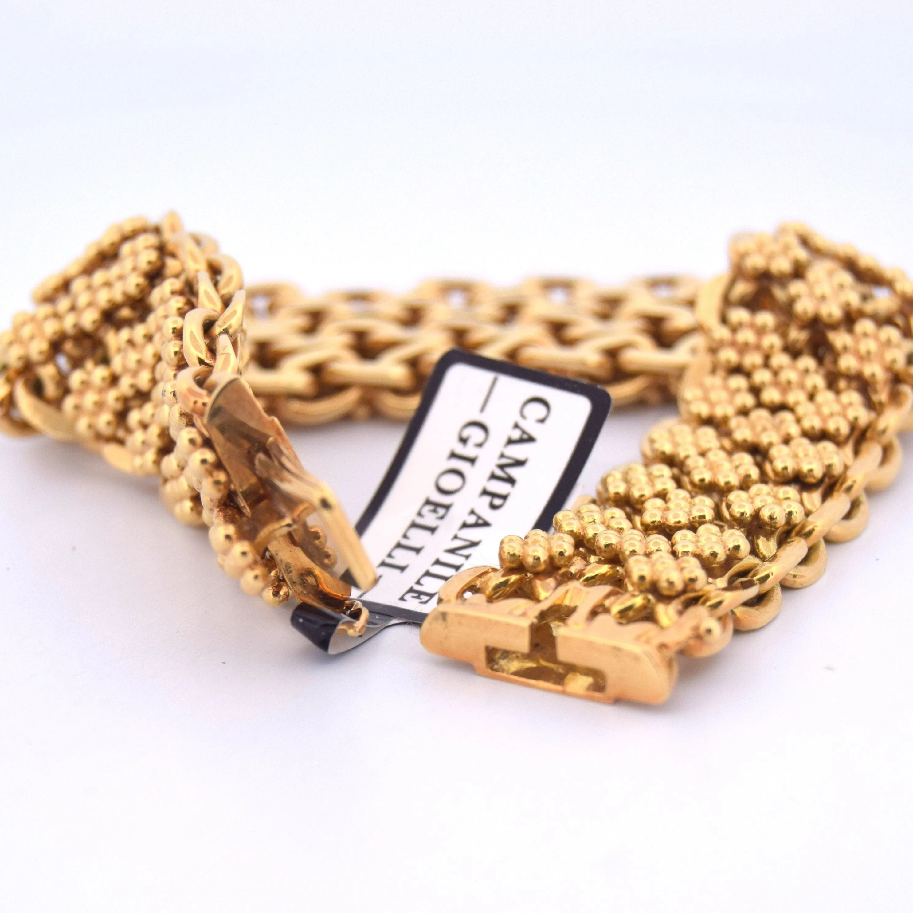 Bracelet maille tressée en or jaune 18 kt sold by 58 Facettes product image thumbnail 4