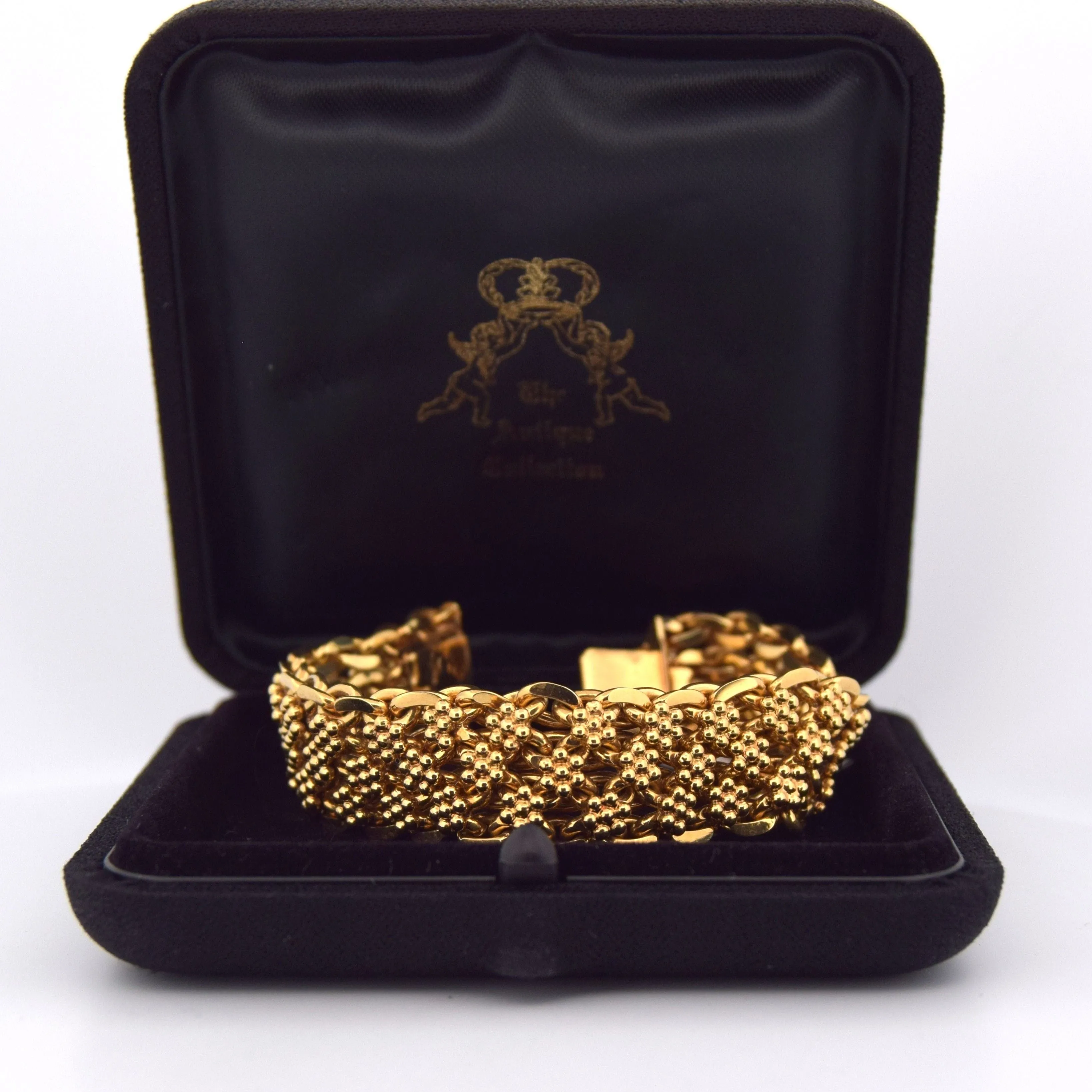 Bracelet maille tressée en or jaune 18 kt sold by 58 Facettes product image thumbnail 5