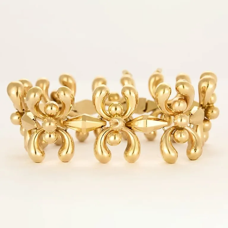 Elégant Bracelet en or jaune à maille fantaisie. sold by 58 Facettes