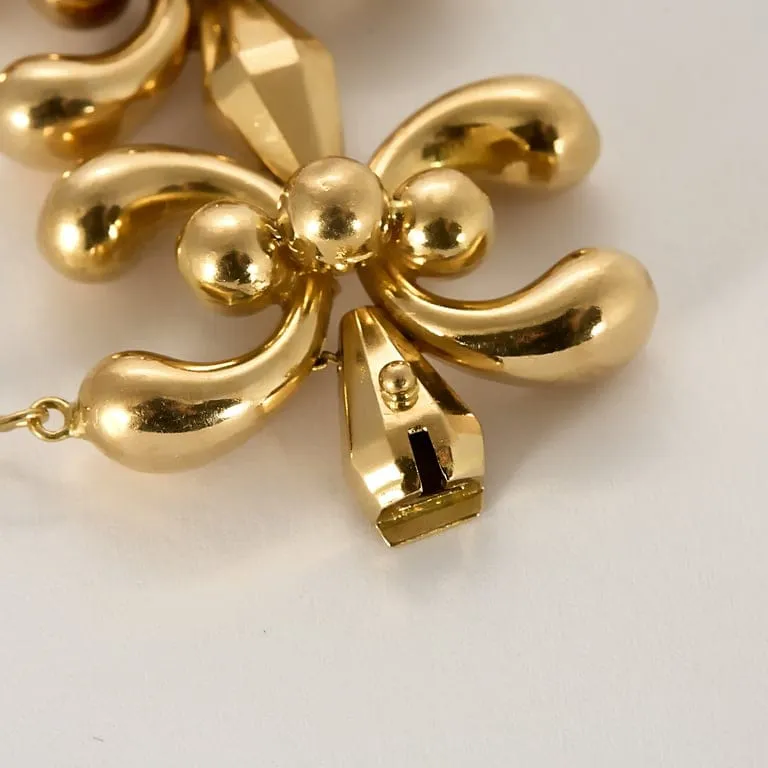 Elégant Bracelet en or jaune à maille fantaisie. sold by 58 Facettes product image thumbnail 5