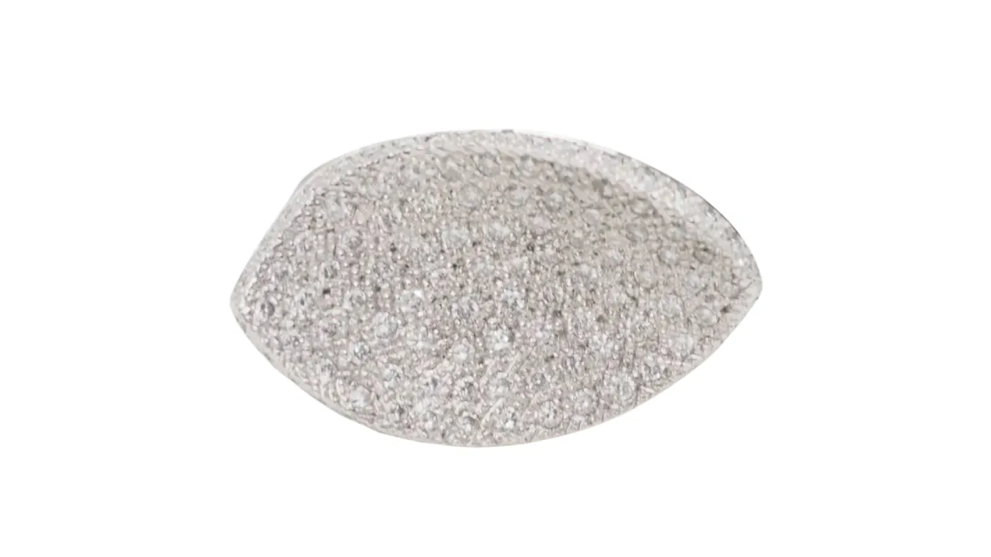 Bague pavage en or blanc et diamants sold by 58 Facettes