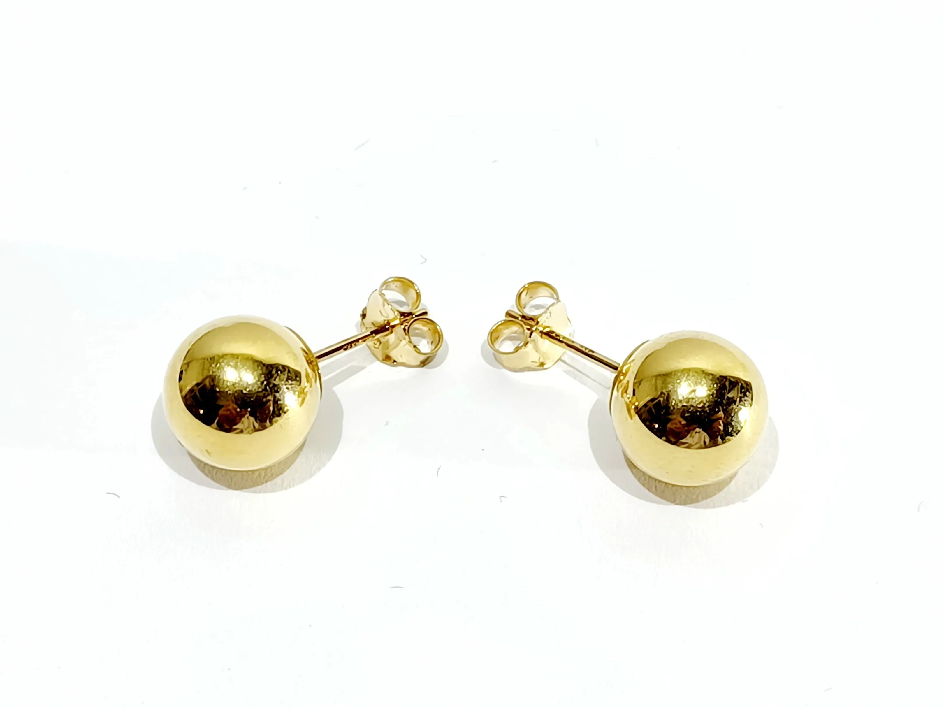 Boucles d'oreilles boules en or jaune sold by 58 Facettes product image thumbnail 5