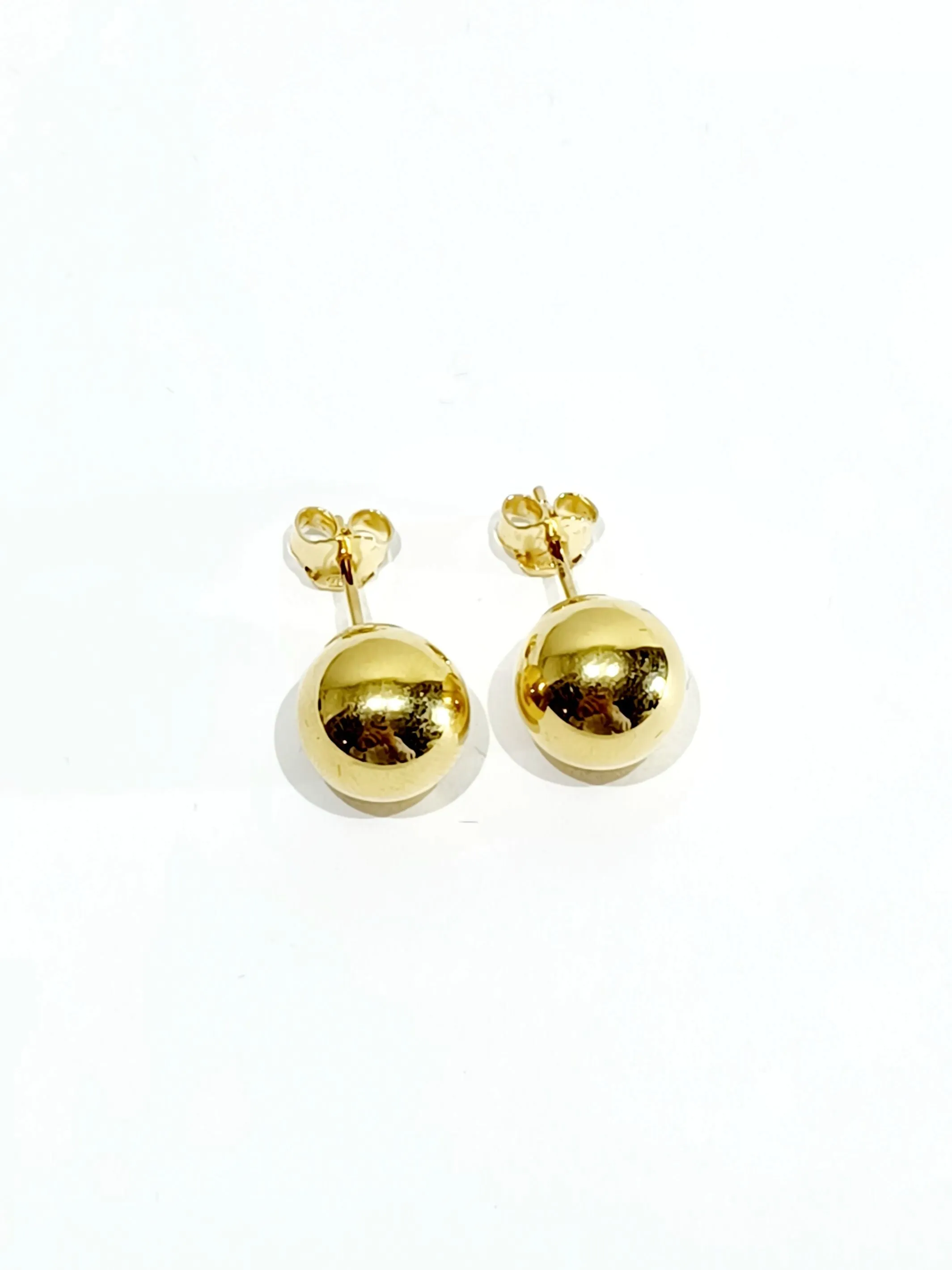 Boucles d'oreilles boules en or jaune sold by 58 Facettes product image thumbnail 4