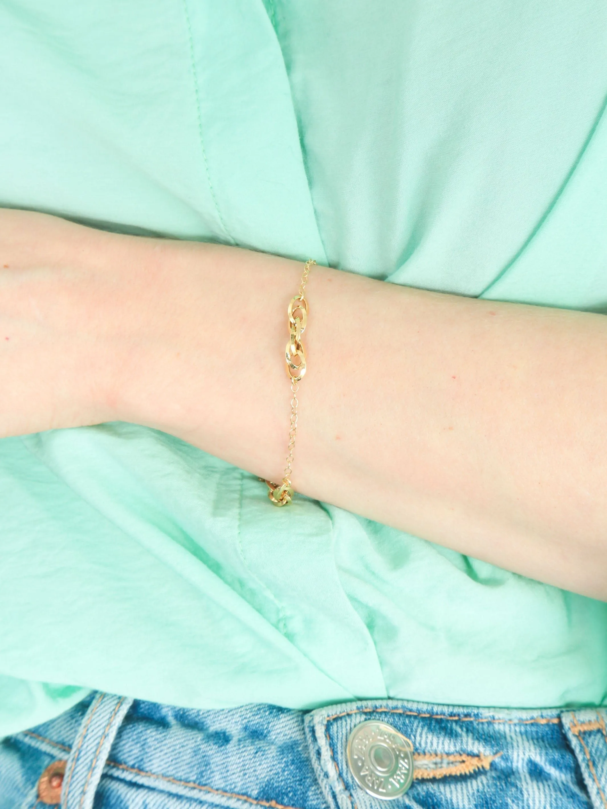 Bracelet Trio en or jaune 18 carats sold by 58 Facettes product image thumbnail 2