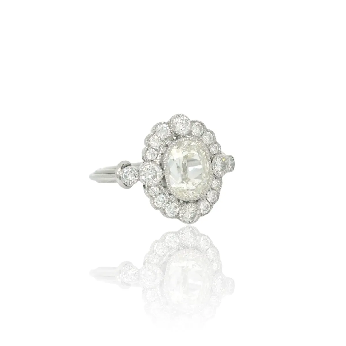 Bague Art déco en platine et diamants sold by 58 Facettes product image thumbnail 2