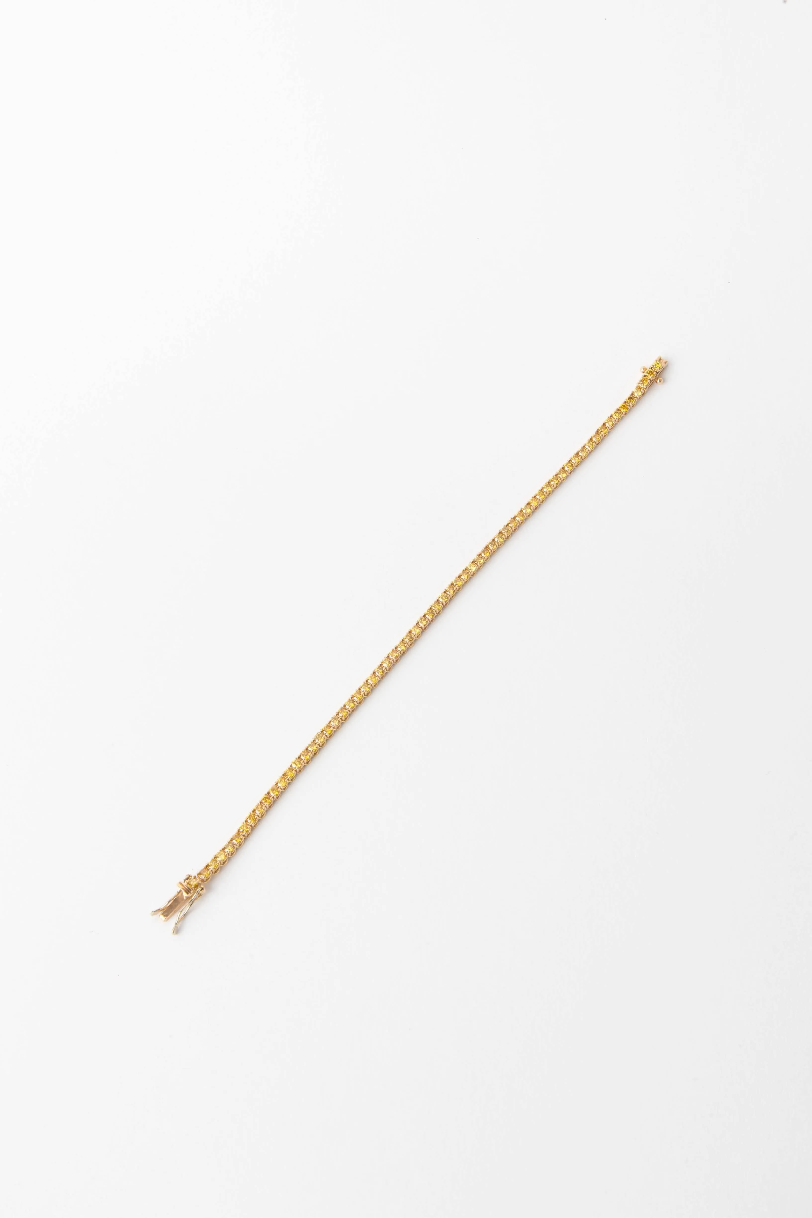 Orangy - Bracelet tennis en or jaune 18k et diamants naturels sold by 58 Facettes product image thumbnail 4