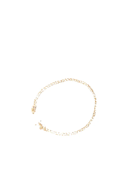 Orangy - Bracelet tennis en or jaune 18k et diamants naturels sold by 58 Facettes
