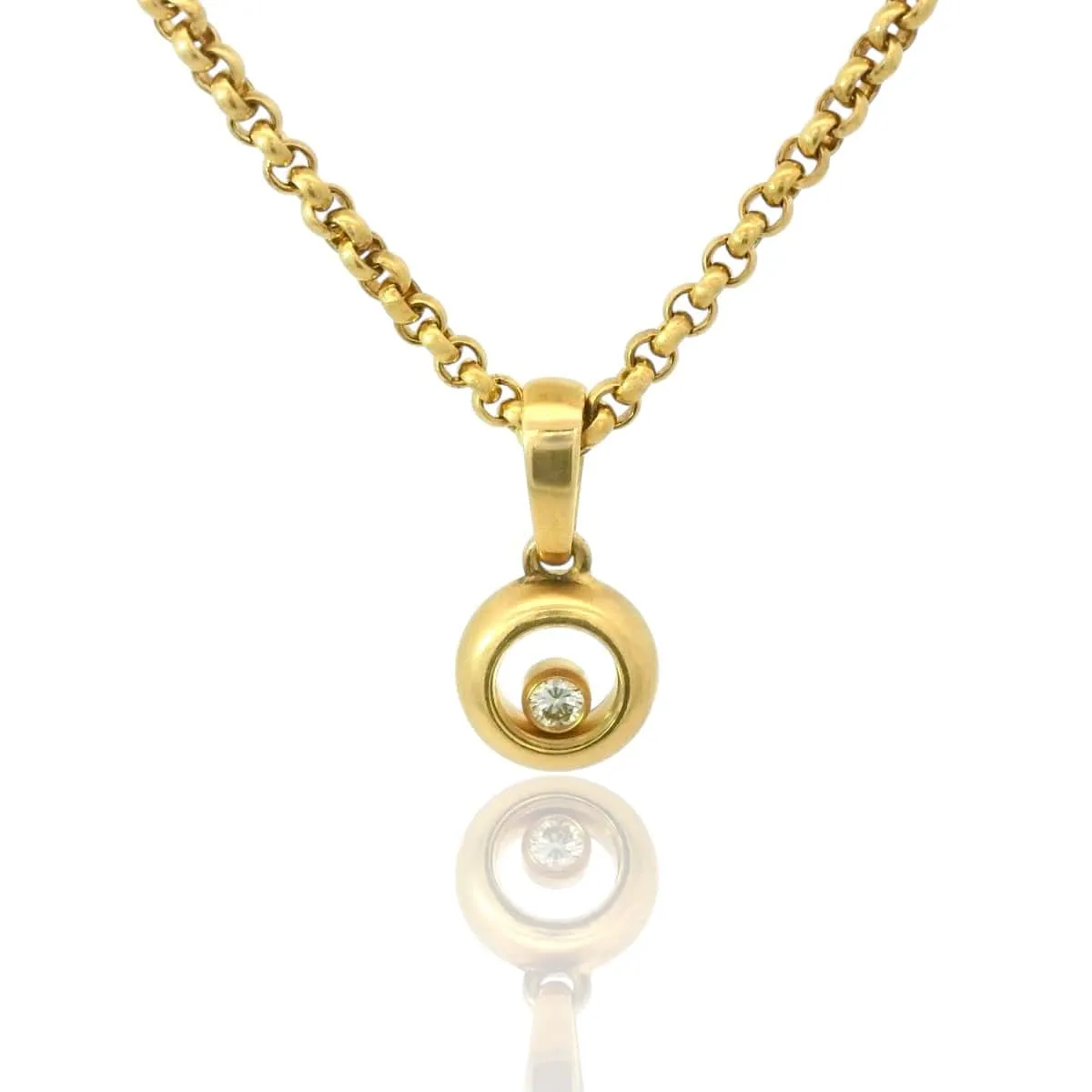 Chopard Happy - Pendentif en or jaune 18k et diamants sold by 58 Facettes