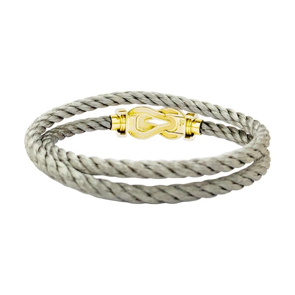 Bracelet Fred, "Chance infinie", or rose et acier. sold by 58 Facettes product image thumbnail 4