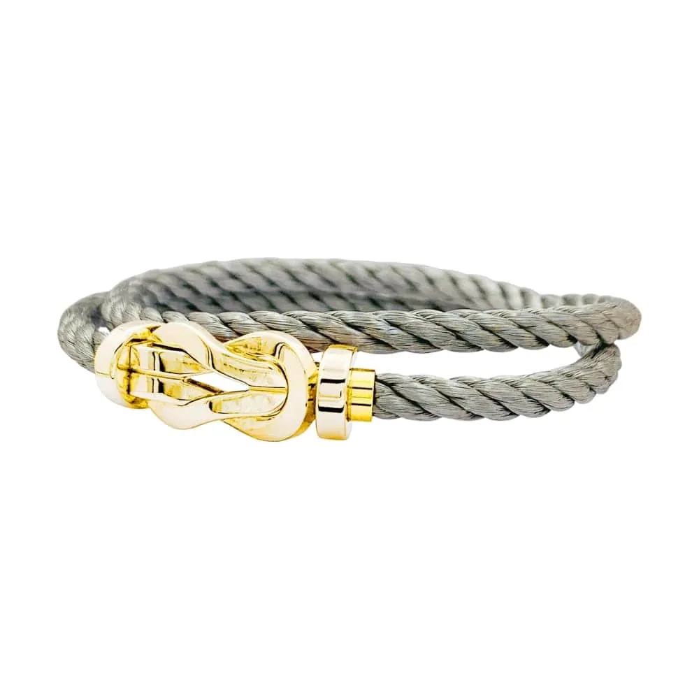 Bracelet Fred, "Chance infinie", or rose et acier. sold by 58 Facettes product image thumbnail 2