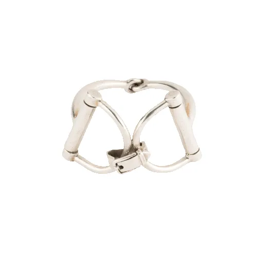 Hermès - Bracelet articulé Mors l'attache en argent sold by 58 Facettes