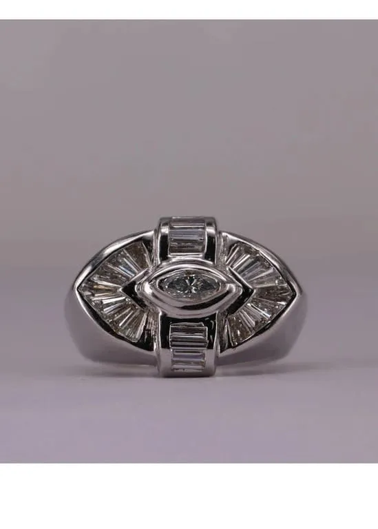 Bague Or blanc et Diamants sold by 58 Facettes product image thumbnail 4