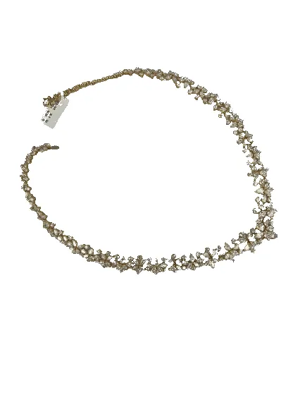 High-end yellow gold Diamond Cocktail necklace sold by 58 Facettes
