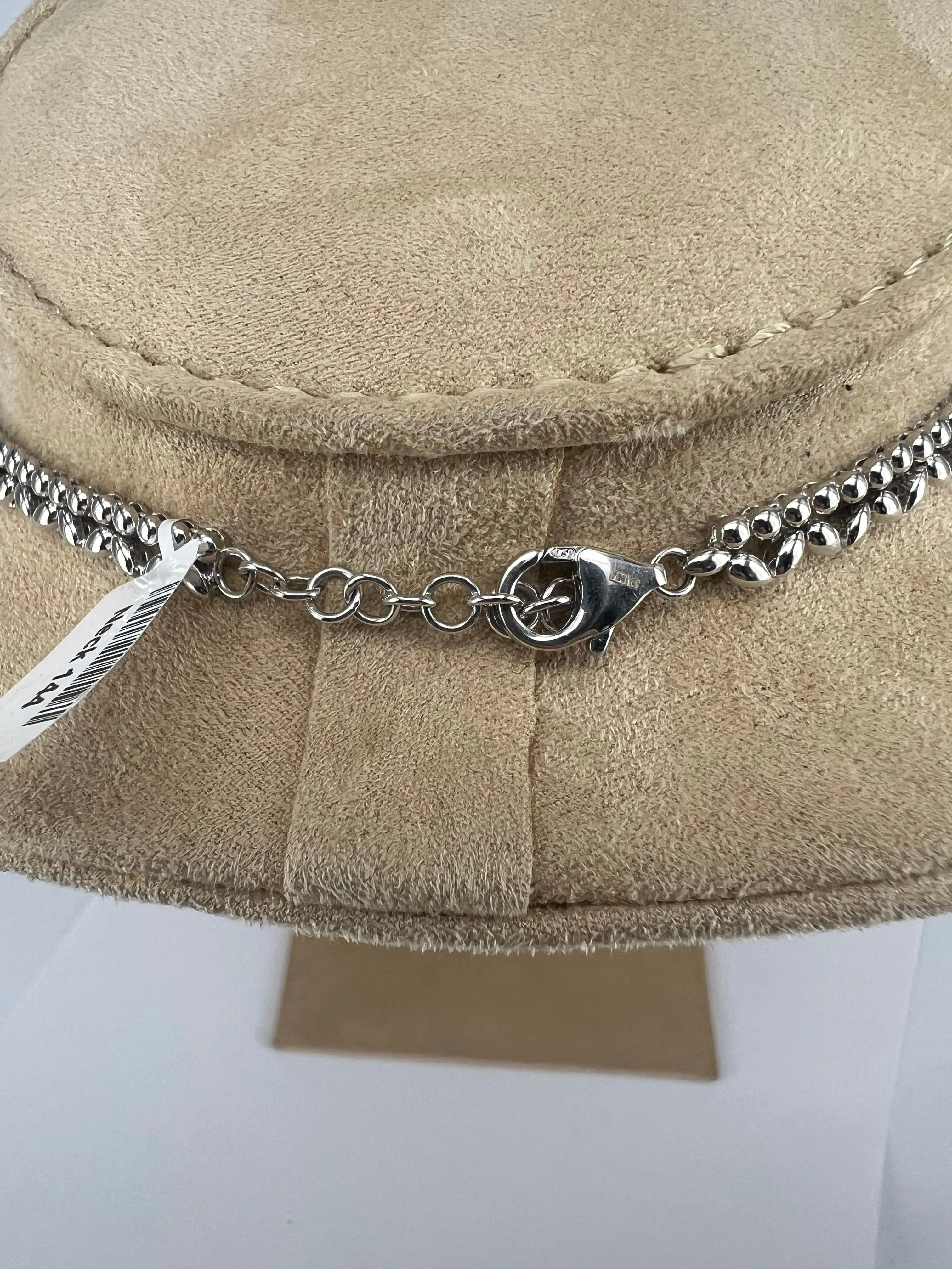 Princess high-end diamond necklace sold by 58 Facettes product image thumbnail 4