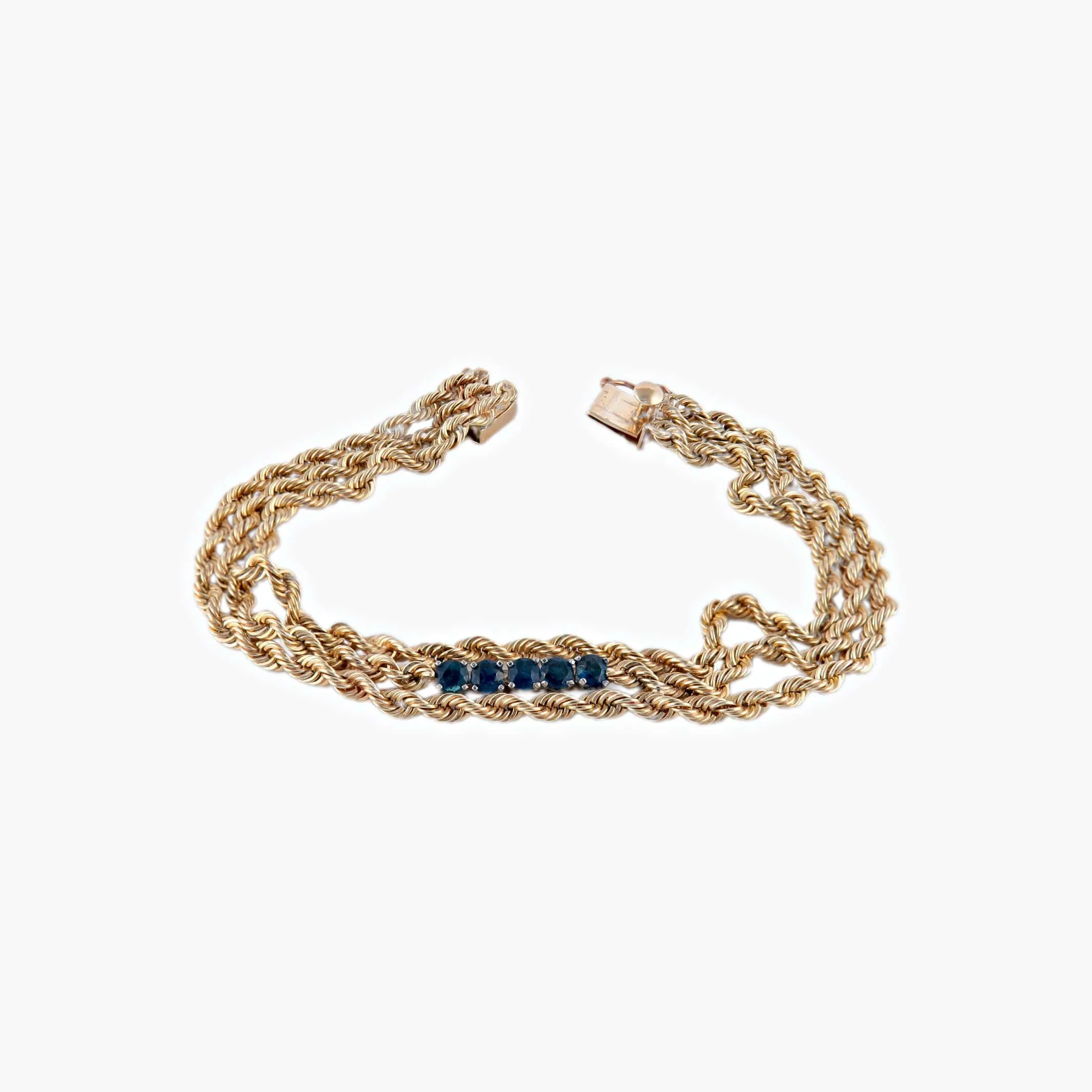 BRACELET "DOLCE" OR & SAPHIRS sold by 58 Facettes