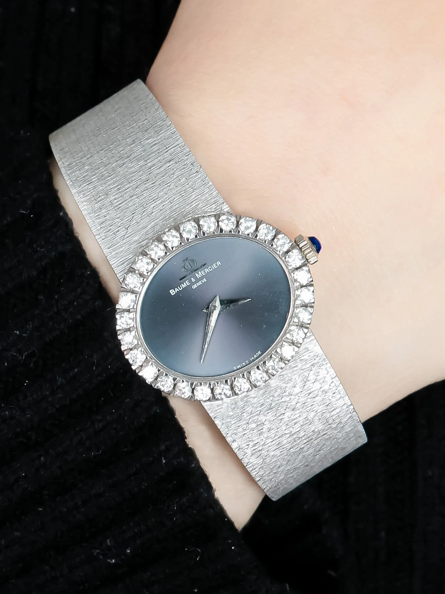 MONTRE BAUME & MERCIER OR & DIAMANTS sold by 58 Facettes product image thumbnail 2