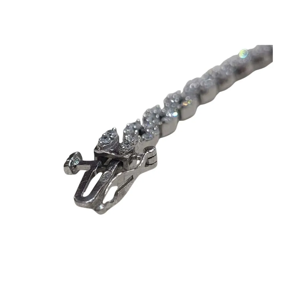 Bracelet en or blanc 18k et diamants sold by 58 Facettes product image thumbnail 3