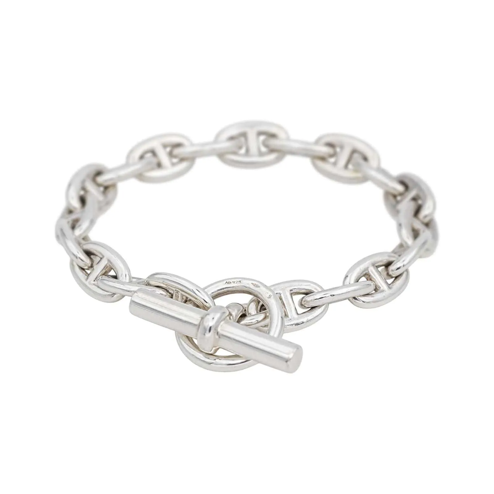 Hermès Bracelet Chaîne d'ancre Argent sold by 58 Facettes