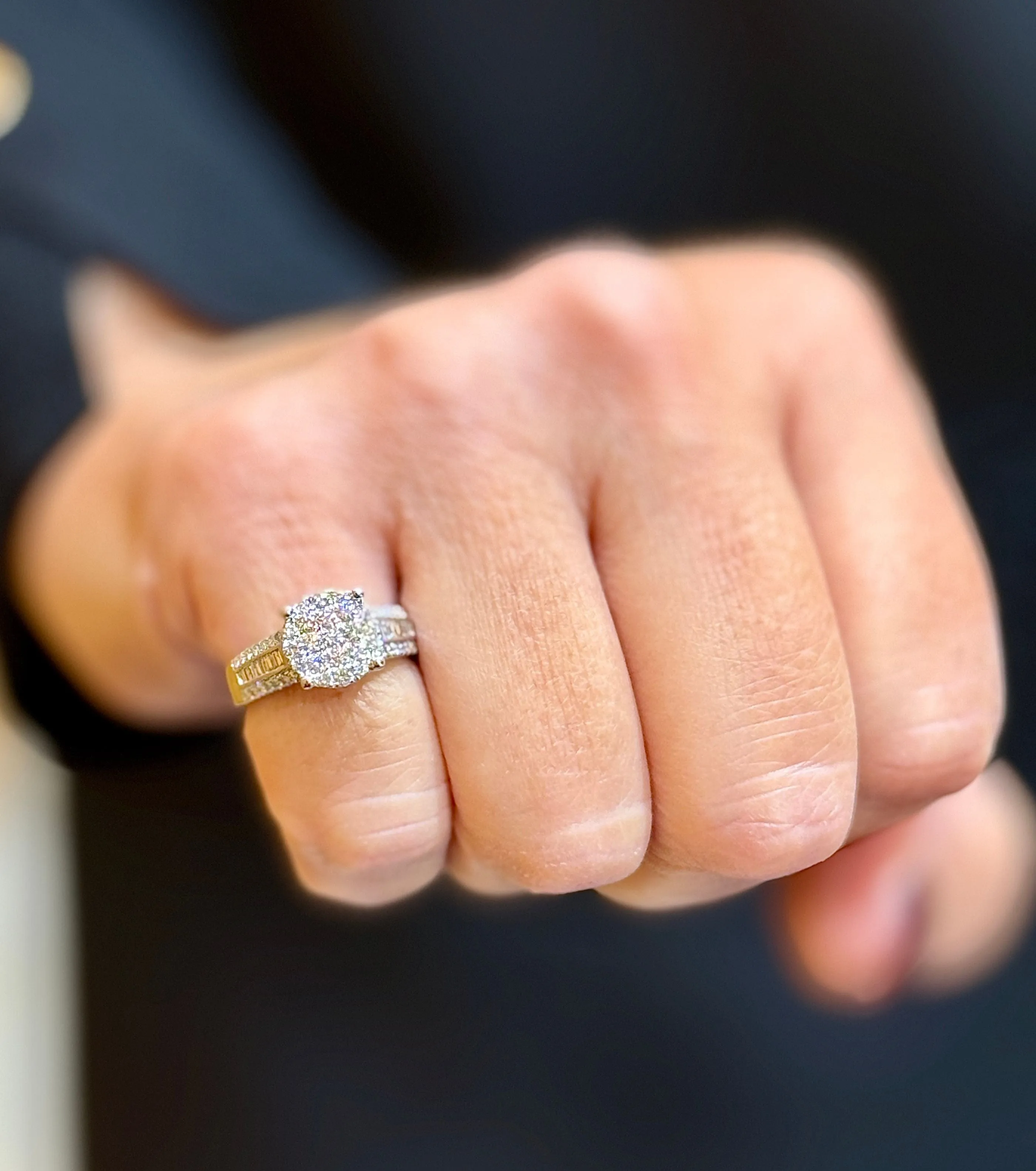 Bague en or blanc 18 carats et diamants sold by 58 Facettes product image thumbnail 4