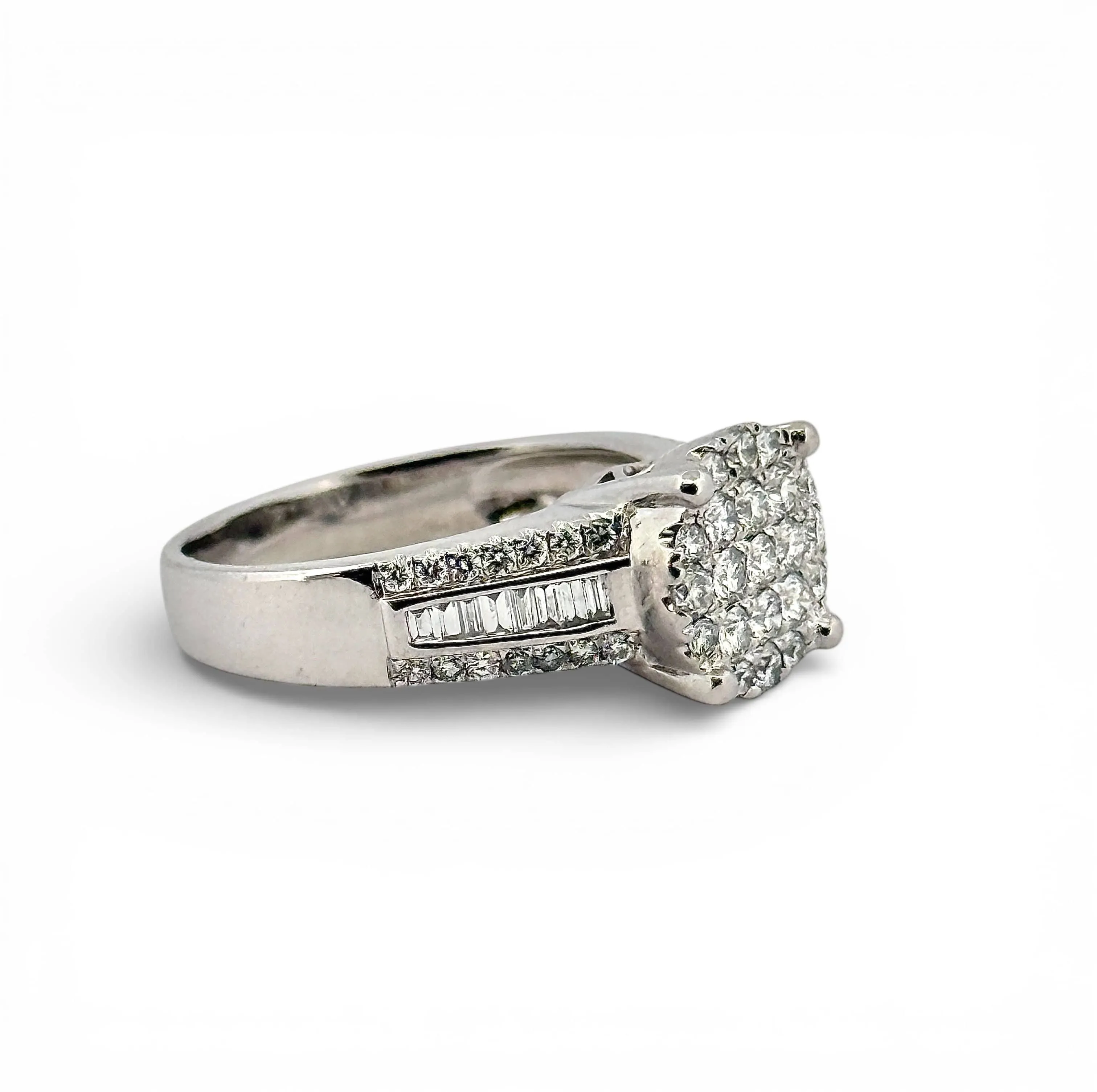 Bague en or blanc 18 carats et diamants sold by 58 Facettes product image thumbnail 5