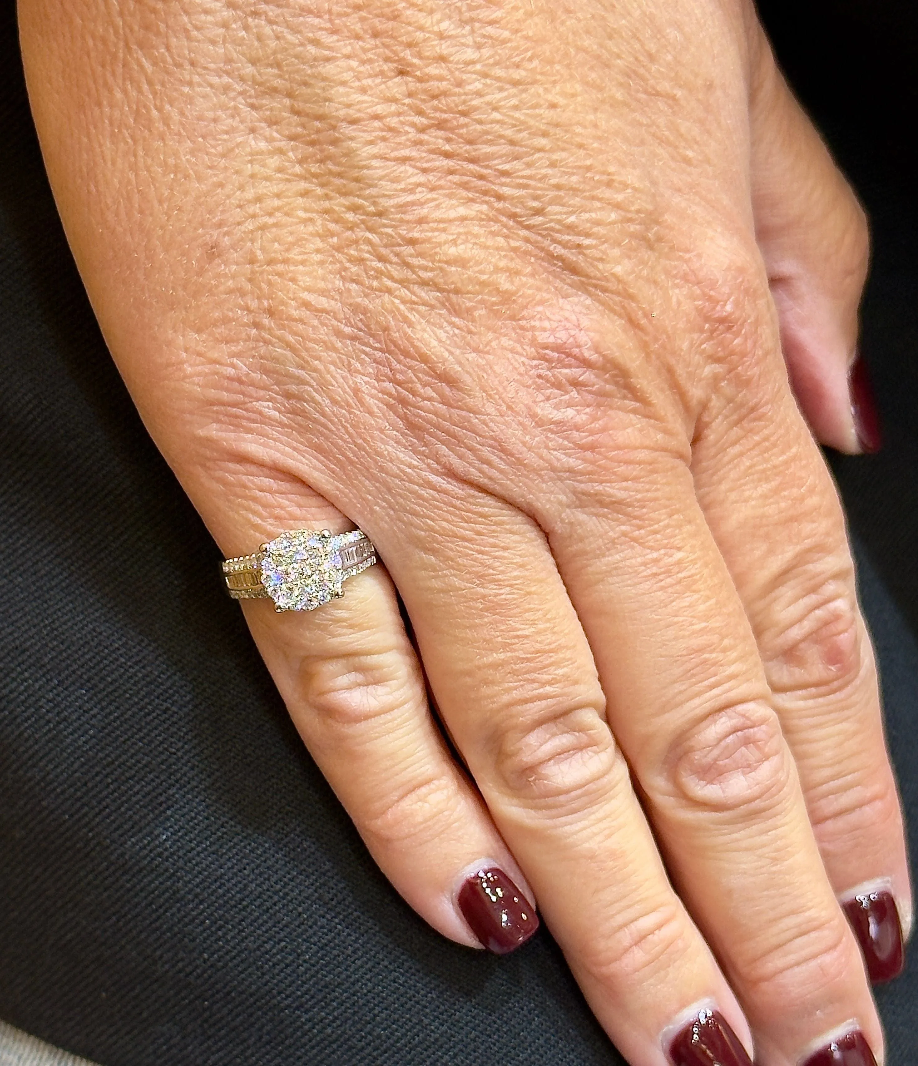 Bague en or blanc 18 carats et diamants sold by 58 Facettes product image thumbnail 2